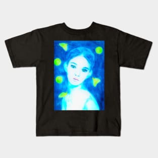 Moth Girl Kids T-Shirt